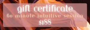 Psychic Reading Gift Certificate Online